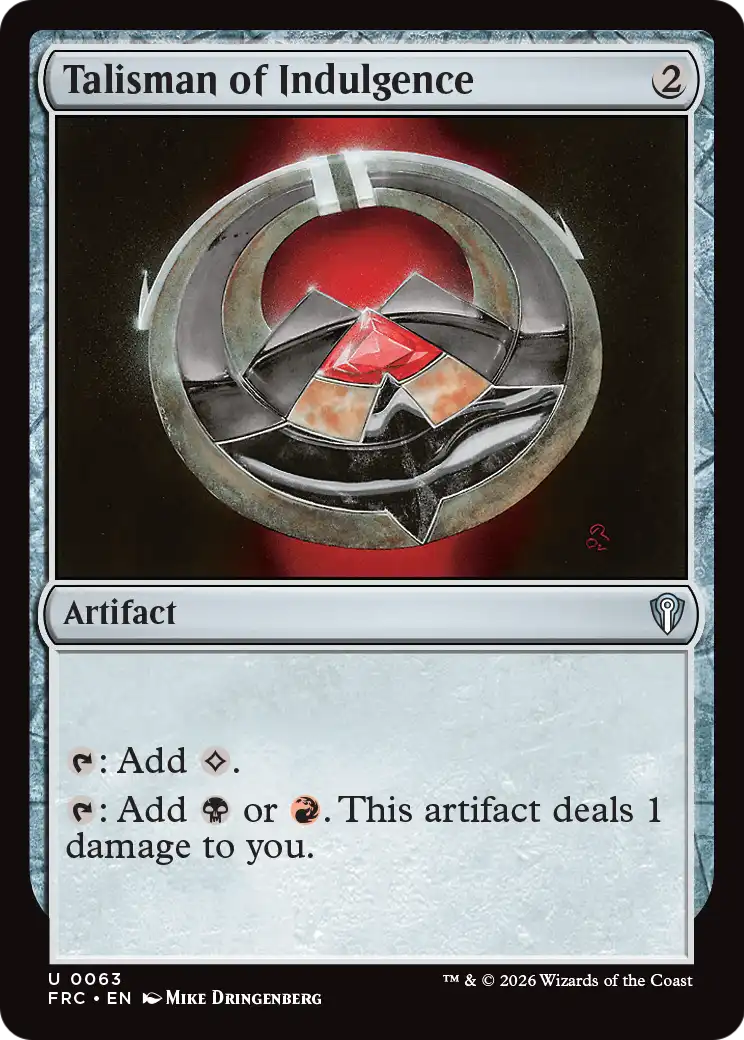 Talisman of Indulgence [Reality Fracture Commander] | Exor Games New Glasgow
