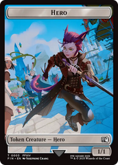 Hero (0003) // Food Double-Sided Token [FINAL FANTASY Tokens] | Exor Games New Glasgow