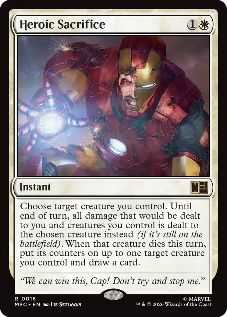 Heroic Sacrifice [Marvel Super Heroes Commander] | Exor Games New Glasgow