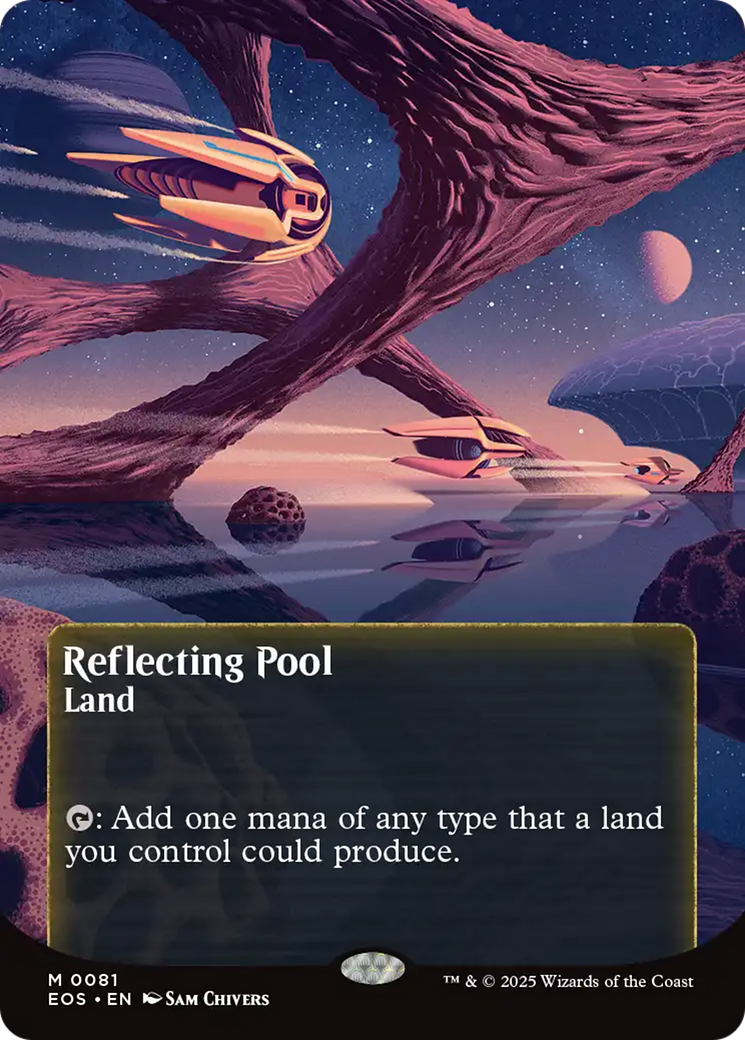 Reflecting Pool (0081) (Borderless) [Edge of Eternities: Stellar Sights] | Exor Games New Glasgow