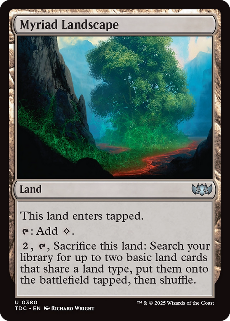 Myriad Landscape [Tarkir: Dragonstorm Commander] | Exor Games New Glasgow