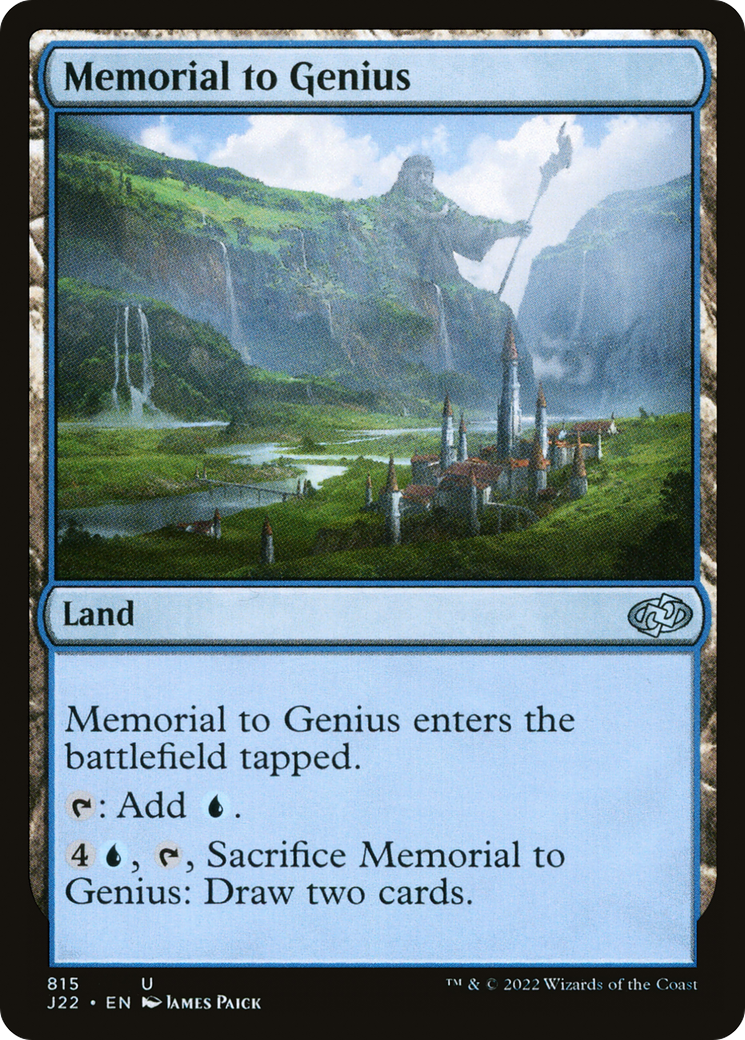 Memorial to Genius [Jumpstart 2022] | Exor Games New Glasgow
