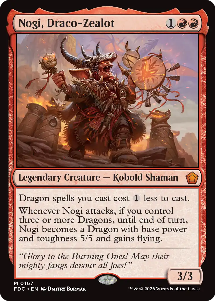 Nogi, Draco-Zealot [Foundations Commander] | Exor Games New Glasgow