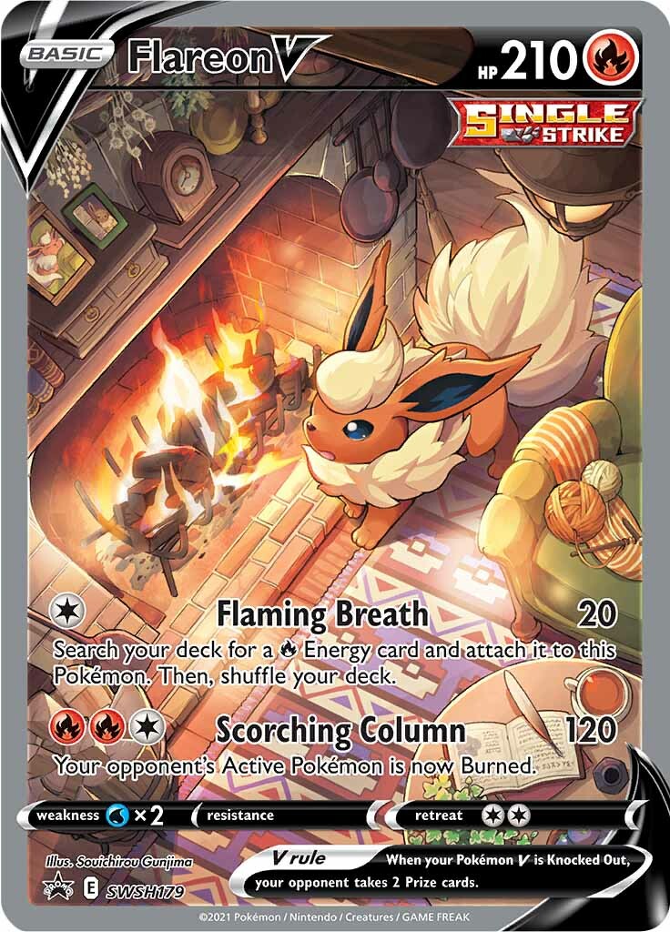 Flareon V (SWSH179) [Sword & Shield: Black Star Promos] | Exor Games New Glasgow