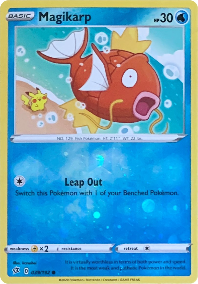 Magikarp (039/192) (Reverse Cosmos Holo) [Sword & Shield: Rebel Clash] | Exor Games New Glasgow