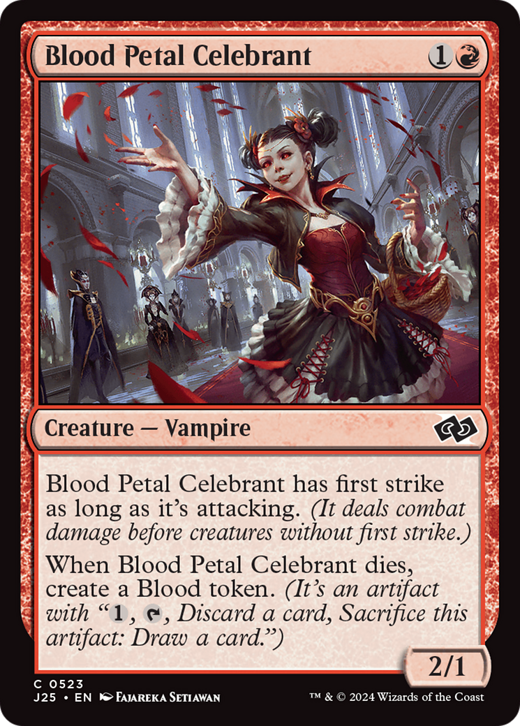 Blood Petal Celebrant [Foundations Jumpstart] | Exor Games New Glasgow