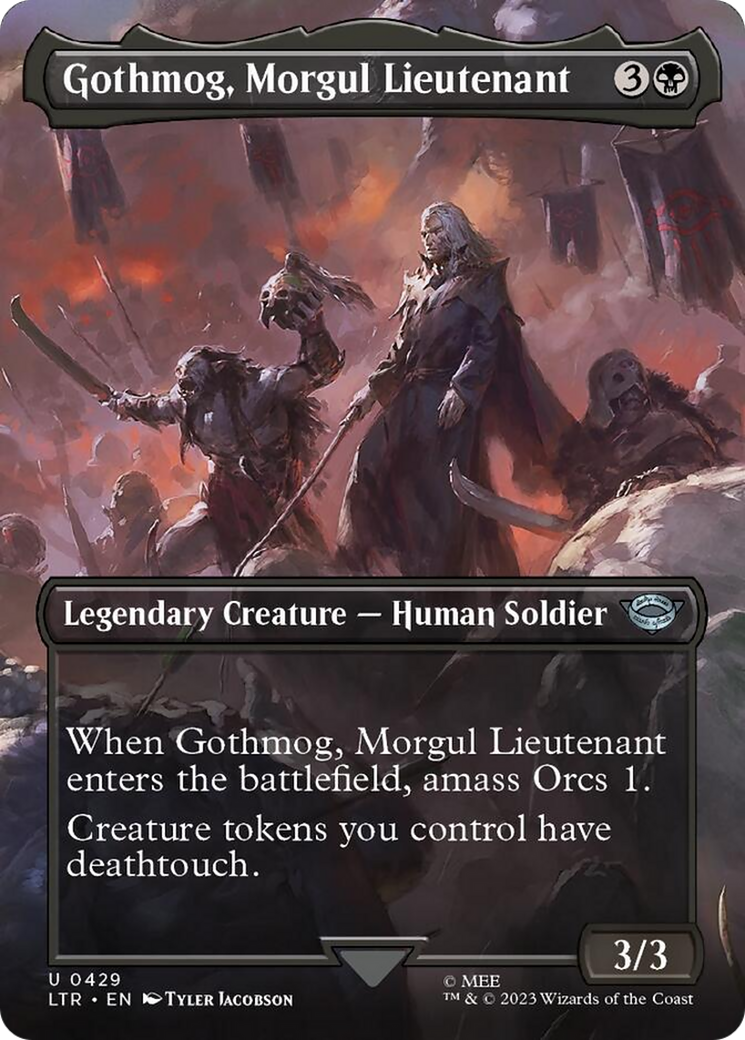 Gothmog, Morgul Lieutenant (Borderless Alternate Art) [The Lord of the Rings: Tales of Middle-Earth] | Exor Games New Glasgow