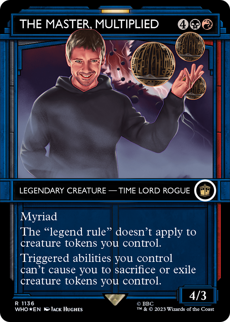 The Master, Multiplied (Showcase) (Surge Foil) [Doctor Who] | Exor Games New Glasgow