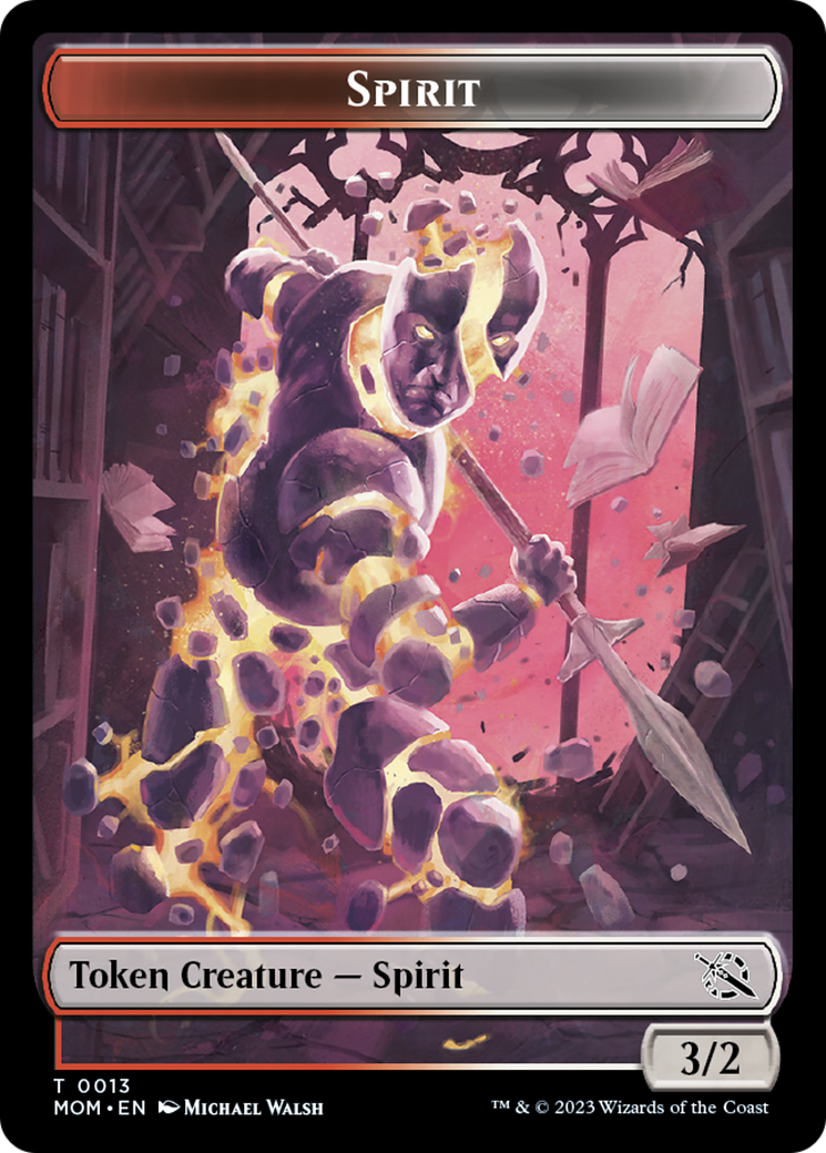 Spirit Token (13) [March of the Machine Tokens] | Exor Games New Glasgow