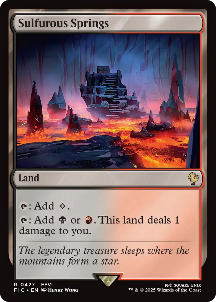 Sulfurous Springs [FINAL FANTASY Commander] | Exor Games New Glasgow