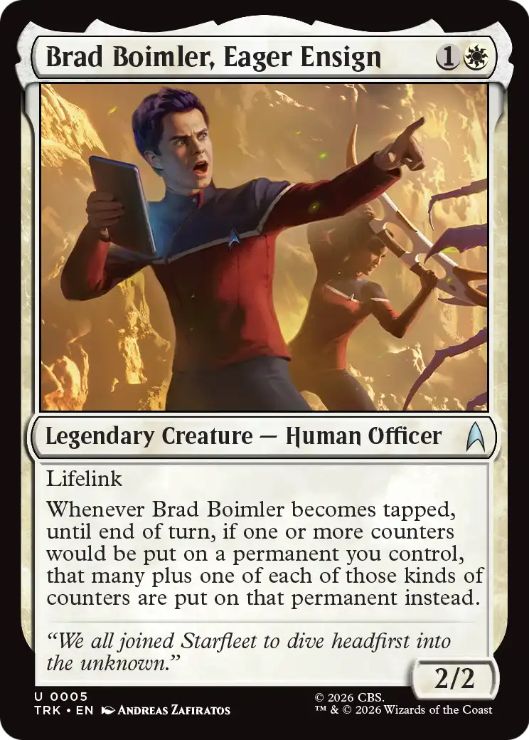 Brad Boimler, Eager Ensign [Star Trek] | Exor Games New Glasgow