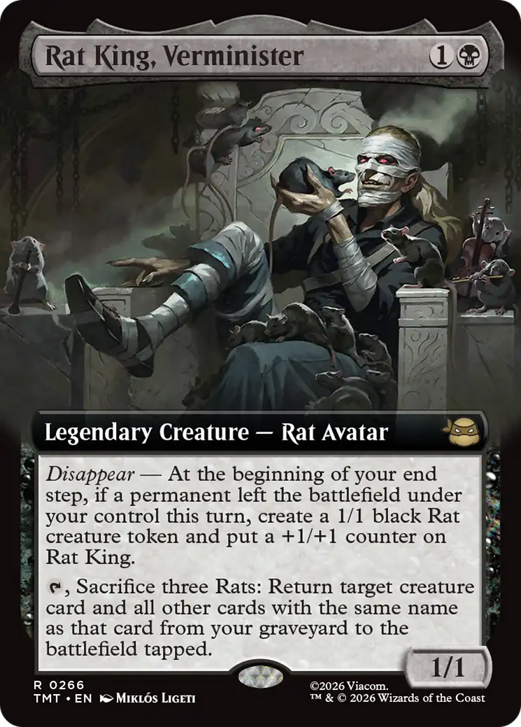 Rat King, Verminister (Extended Art) [Teenage Mutant Ninja Turtles] | Exor Games New Glasgow