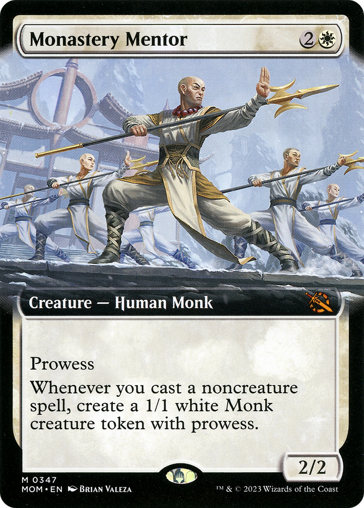 Monastery Mentor (Extended Art) [March of the Machine] | Exor Games New Glasgow