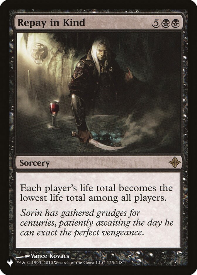 Repay in Kind [The List] | Exor Games New Glasgow