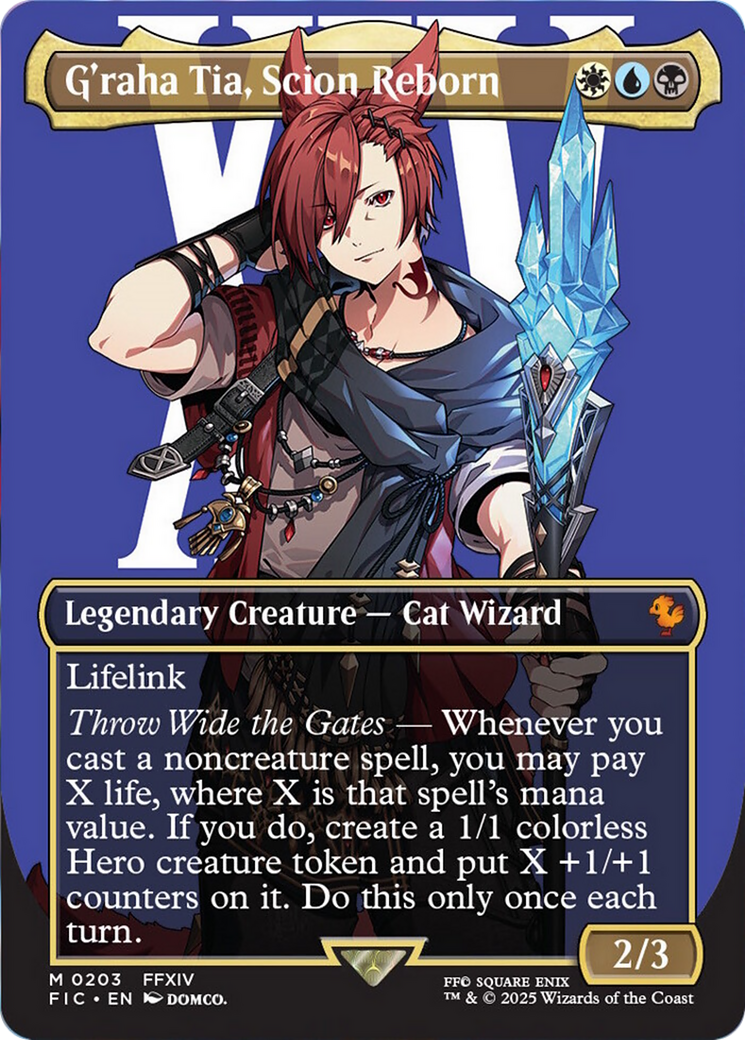 G'raha Tia, Scion Reborn (Borderless) [FINAL FANTASY Commander] | Exor Games New Glasgow
