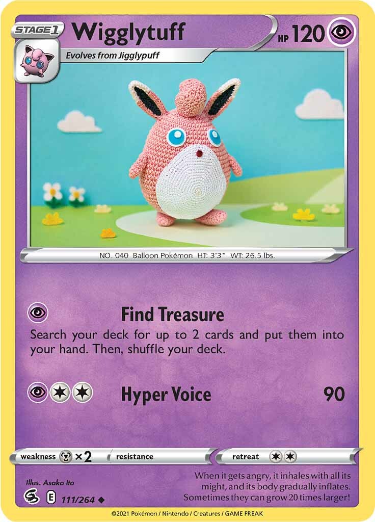 Wigglytuff (111/264) [Sword & Shield: Fusion Strike] | Exor Games New Glasgow