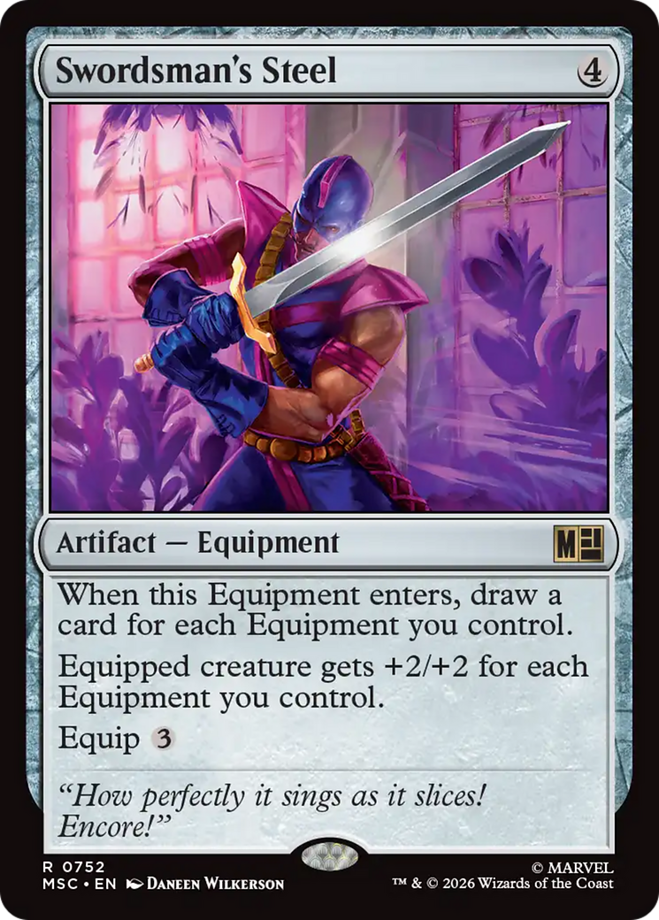 Swordsman's Steel [Marvel Super Heroes Commander] | Exor Games New Glasgow