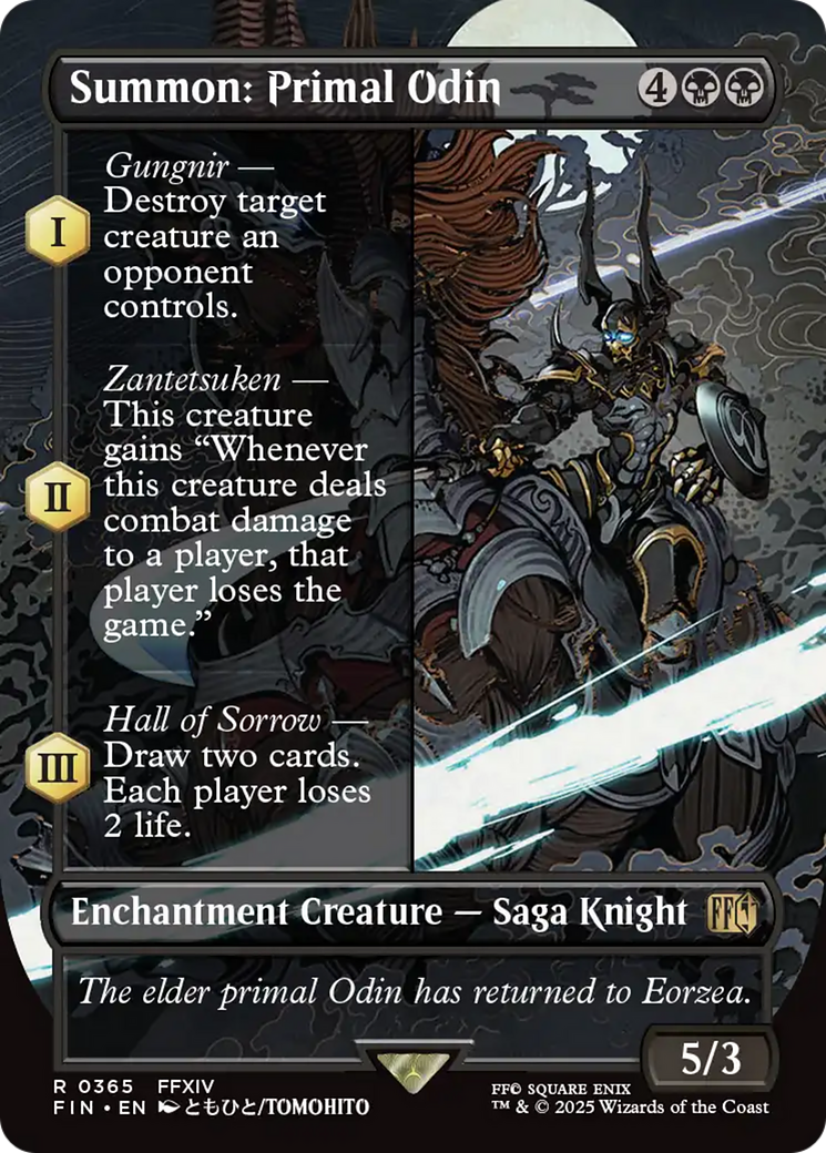Summon: Primal Odin (Borderless) [FINAL FANTASY] | Exor Games New Glasgow