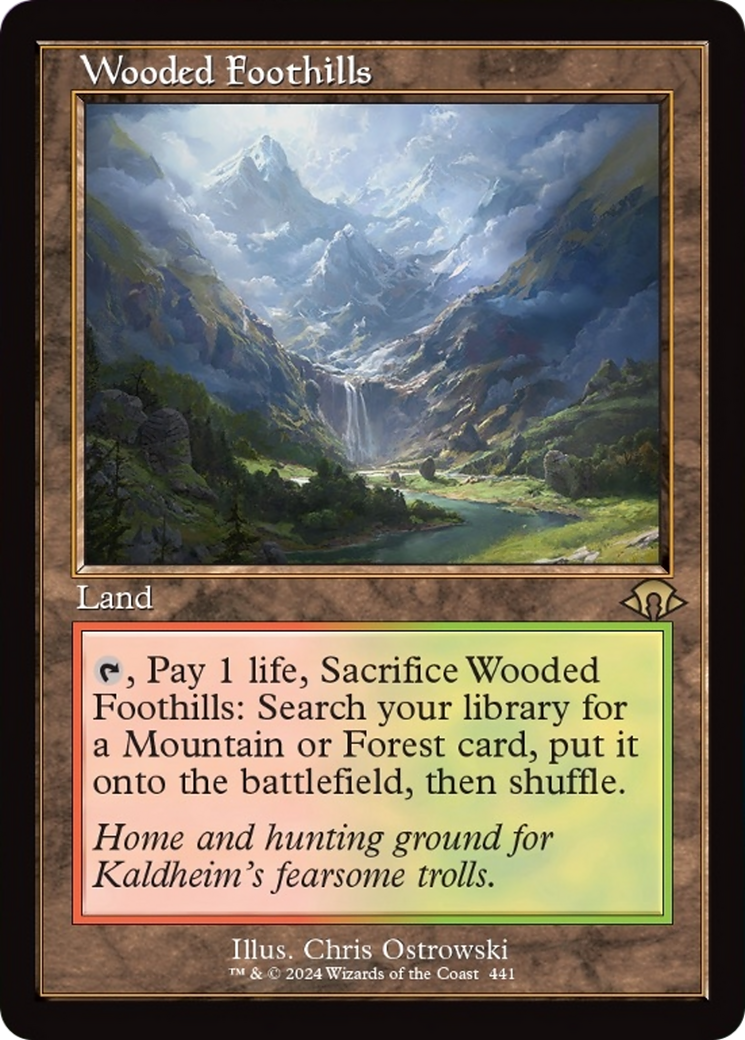 Wooded Foothills (Retro) [Modern Horizons 3] | Exor Games New Glasgow