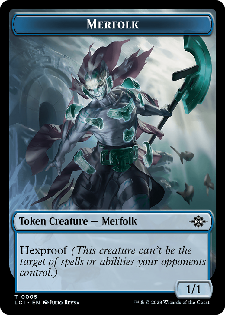 Merfolk Token [The Lost Caverns of Ixalan Tokens] | Exor Games New Glasgow