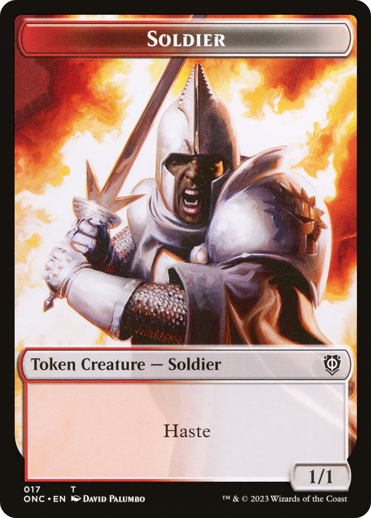 Copy // Soldier Double-Sided Token (Surge Foil) [Marvel Super Heroes Commander Tokens] | Exor Games New Glasgow