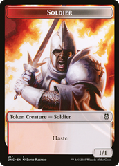 Copy // Soldier Double-Sided Token (Surge Foil) [Marvel Super Heroes Commander Tokens] | Exor Games New Glasgow