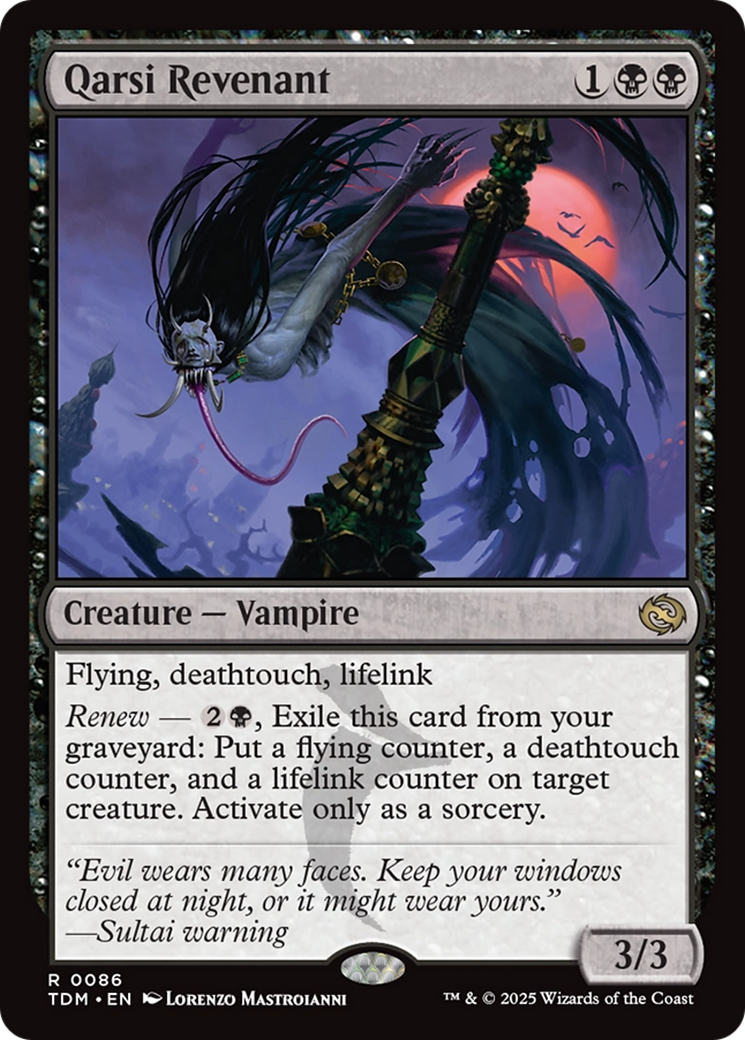 Qarsi Revenant [Tarkir: Dragonstorm] | Exor Games New Glasgow