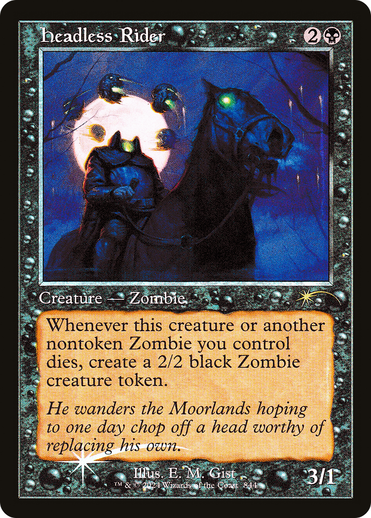 Headless Rider (Retro Frame) [Secret Lair Drop Series] | Exor Games New Glasgow