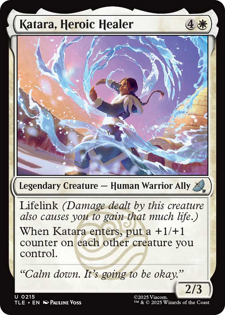 Katara, Heroic Healer [Avatar: The Last Airbender: Eternal-Legal] | Exor Games New Glasgow