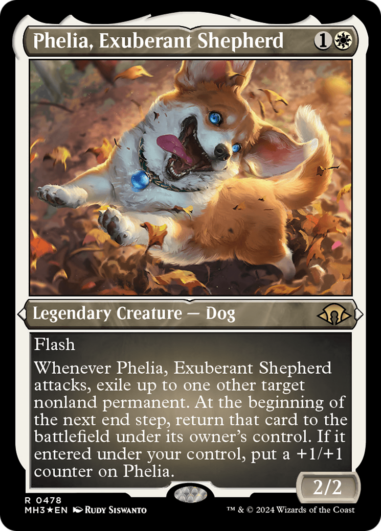 Phelia, Exuberant Shepherd (Foil Etched) [Modern Horizons 3] | Exor Games New Glasgow