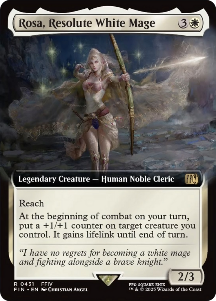 Rosa, Resolute White Mage (Extended Art) [FINAL FANTASY] | Exor Games New Glasgow