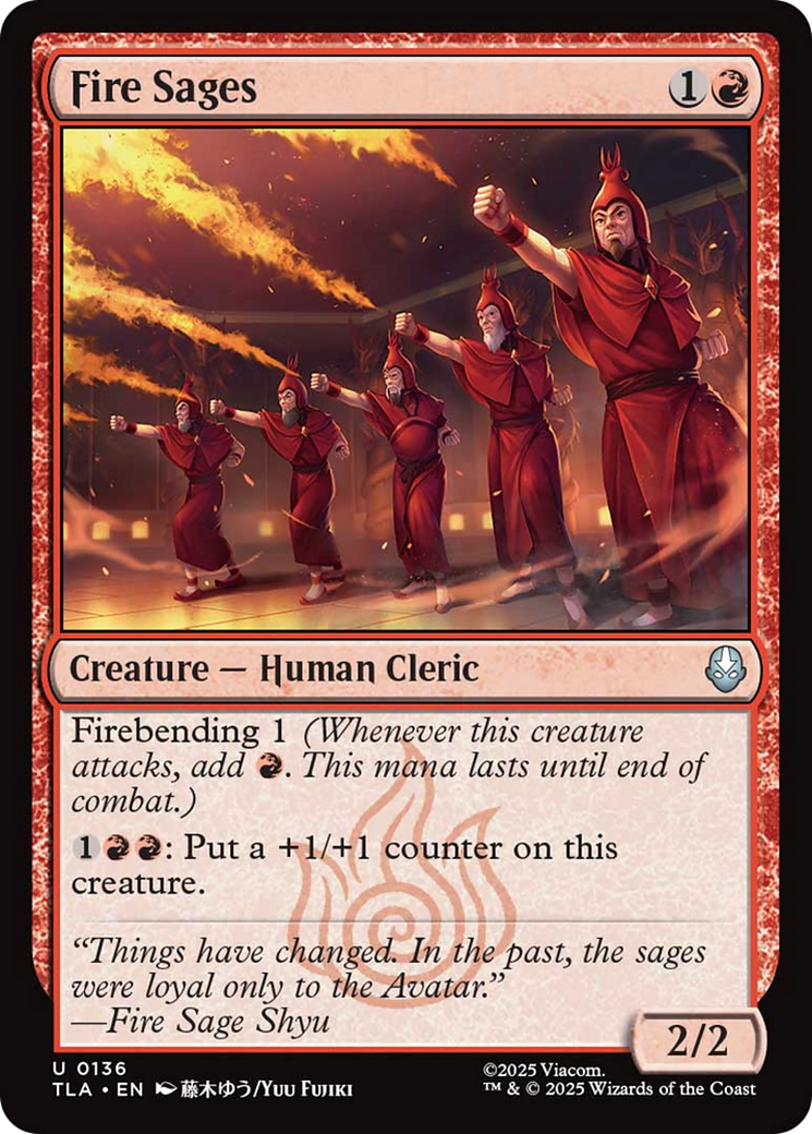 Fire Sages [Avatar: The Last Airbender] | Exor Games New Glasgow
