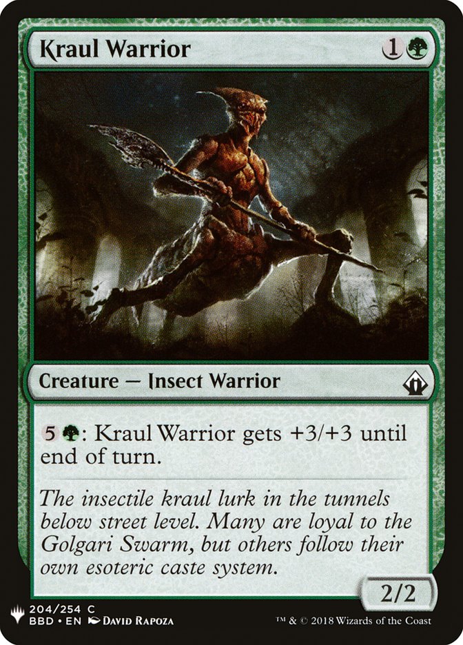 Kraul Warrior [Mystery Booster] | Exor Games New Glasgow