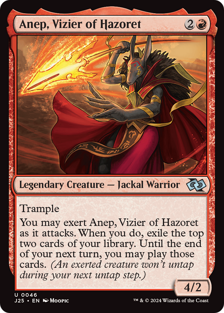 Anep, Vizier of Hazoret (Anime) [Foundations Jumpstart] | Exor Games New Glasgow