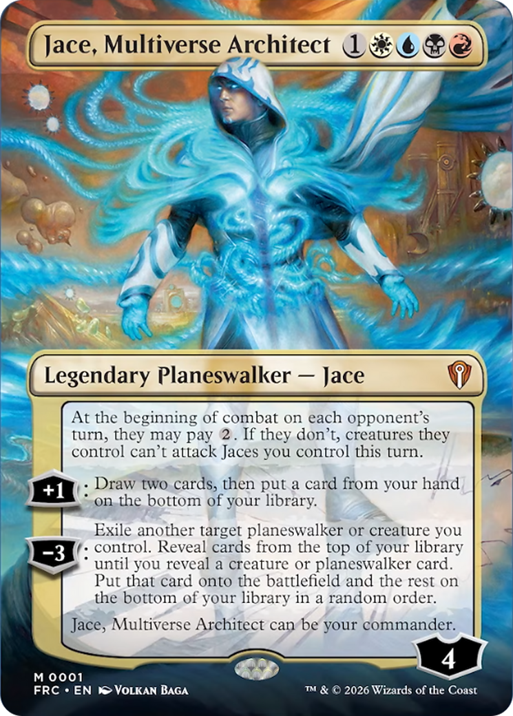 Jace, Multiverse Architect (Borderless) [Reality Fracture Commander] | Exor Games New Glasgow