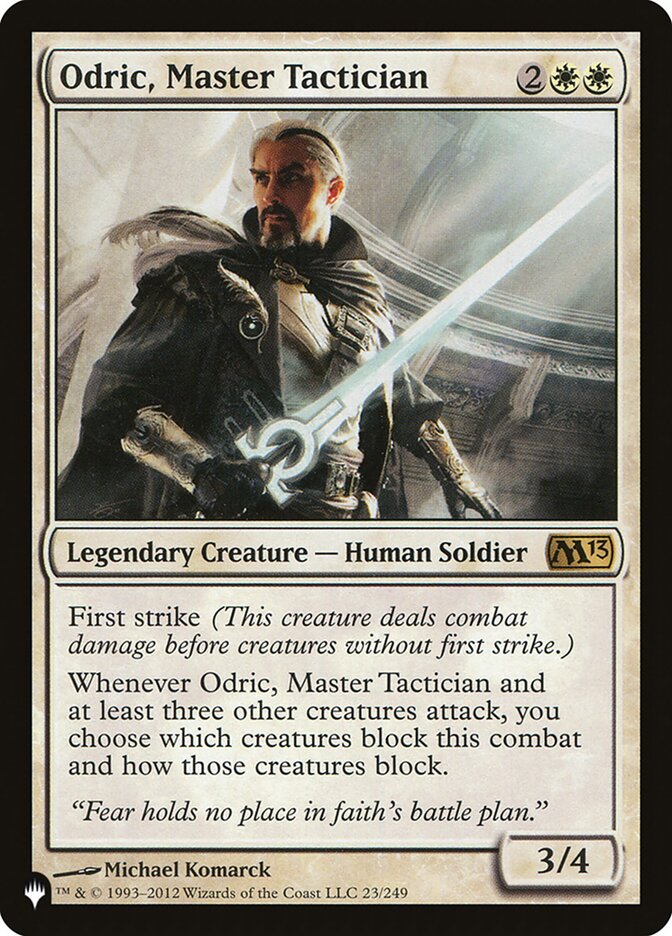 Odric, Master Tactician [The List] | Exor Games New Glasgow