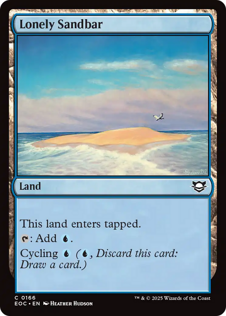 Lonely Sandbar [Edge of Eternities Commander] | Exor Games New Glasgow