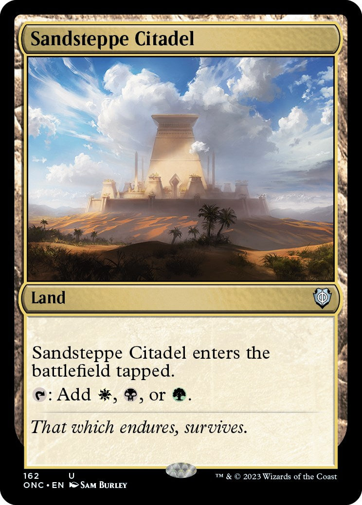 Sandsteppe Citadel [Phyrexia: All Will Be One Commander] | Exor Games New Glasgow