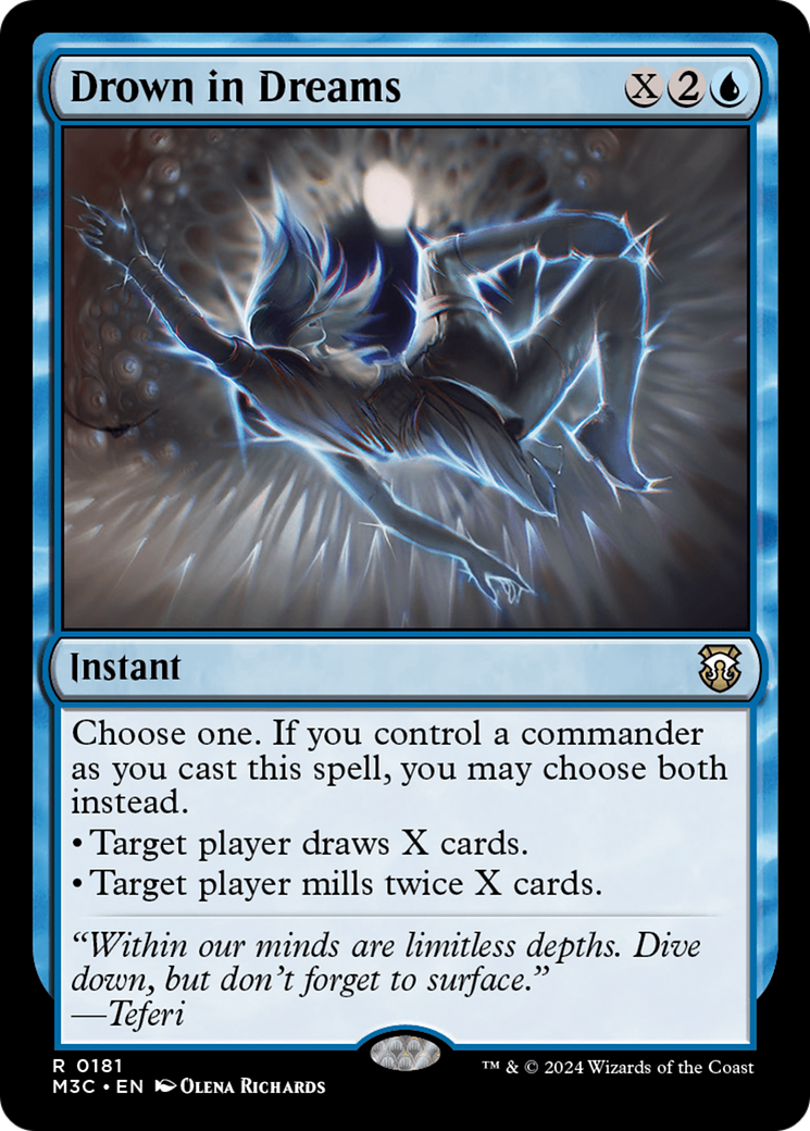 Drown in Dreams (Ripple Foil) [Modern Horizons 3 Commander] | Exor Games New Glasgow