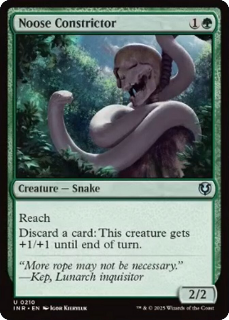 Noose Constrictor [Innistrad Remastered] | Exor Games New Glasgow
