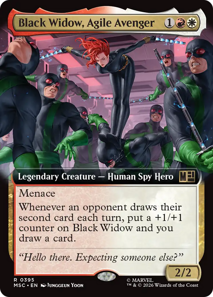 Black Widow, Agile Avenger (Extended Art) [Marvel Super Heroes Commander] | Exor Games New Glasgow