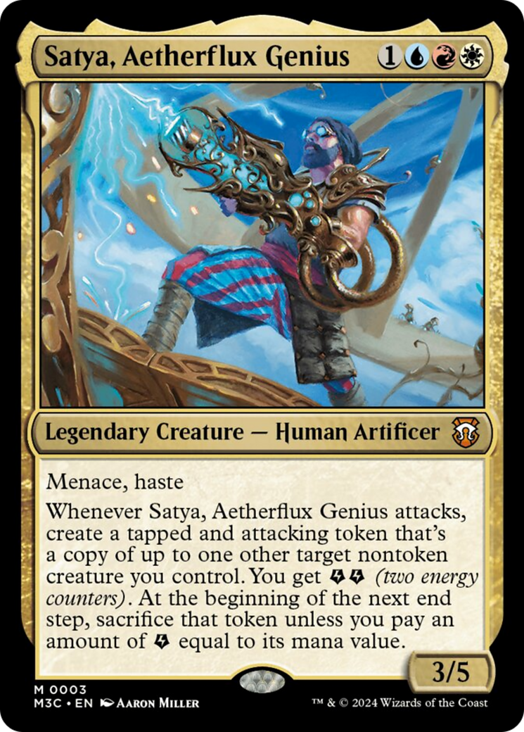 Satya, Aetherflux Genius [Modern Horizons 3 Commander] | Exor Games New Glasgow