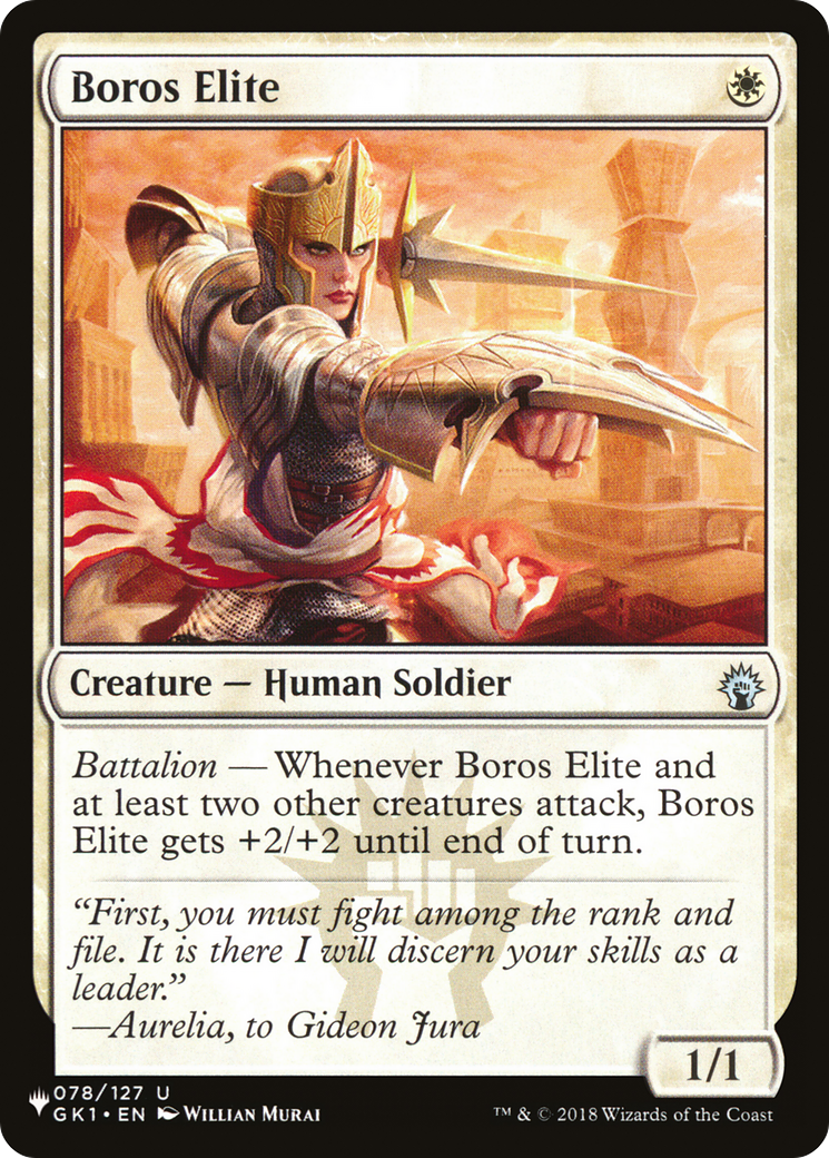 Boros Elite [The List Reprints] | Exor Games New Glasgow