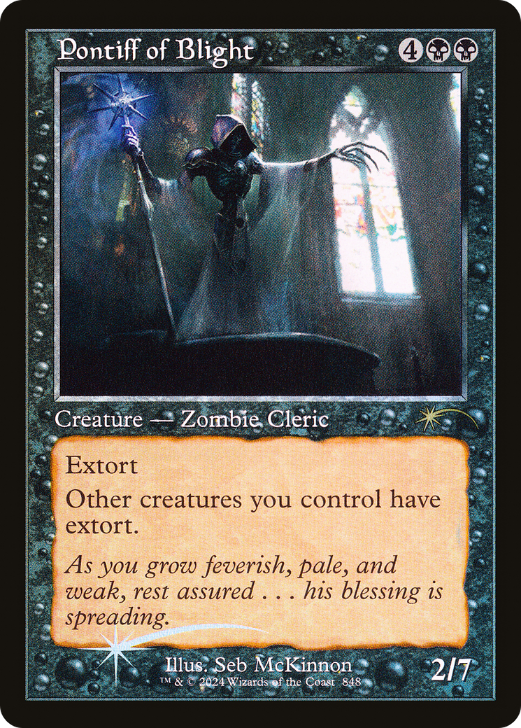 Pontiff of Blight (Retro Frame) [Secret Lair Drop Series] | Exor Games New Glasgow