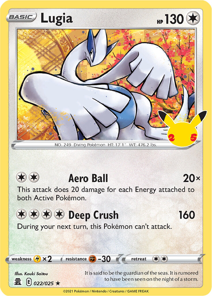 Lugia (022/025) [Celebrations: 25th Anniversary] | Exor Games New Glasgow