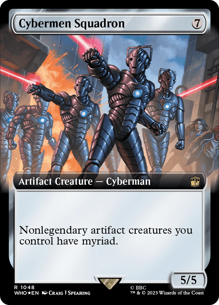 Cybermen Squadron (Extended Art) (Surge Foil) [Doctor Who] | Exor Games New Glasgow