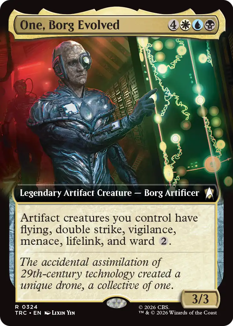 One, Borg Evolved (Extended Art) [Star Trek Commander] | Exor Games New Glasgow