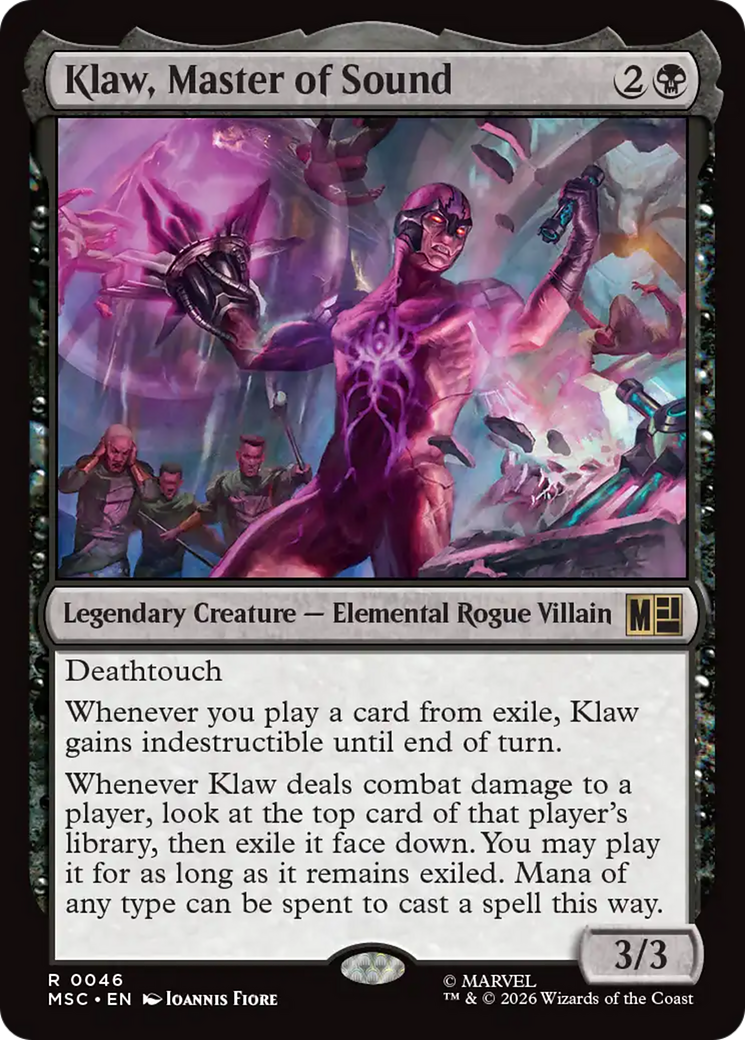 Klaw, Master of Sound [Marvel Super Heroes Commander] | Exor Games New Glasgow