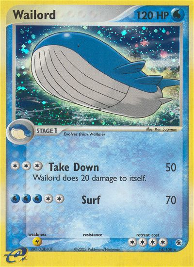 Wailord (14/109) [EX: Ruby & Sapphire] | Exor Games New Glasgow