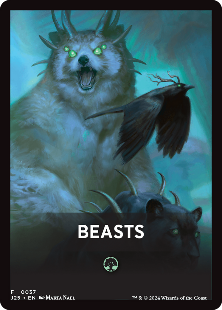 Beasts Theme Card [Foundations Jumpstart Front Cards] | Exor Games New Glasgow